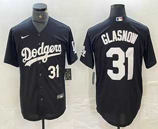 Men's Los Angeles Dodgers #31 Tyler Glasnow Number Black Turn Back The Clock Stitched Cool Base Jerseys,We sell and wholesale Men's Los Angeles Dodgers #31 Tyler Glasnow Number Black Turn Back The Clock Stitched Cool Base Jerseys on line form chian!